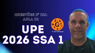QUEST&Otilde;ES UPE SSA 1 2&ordm; DIA 2026