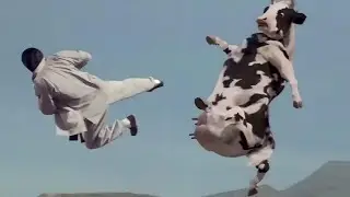 Kung Pow: Enter The Fist - Movie Clip | Cow Fight Scene | Comedy Fight Cow and Man