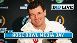 Indiana Players and Coaches Preview Alabama Matchup During Rose Bowl Media Day | Big Ten Football