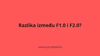 Razlika između F1.0 i F2.0