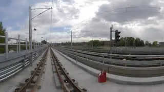 Erlton | Elbow Bridge / Macleod Trail Siding|  (360 VR video 5K) | Red Line (CT)