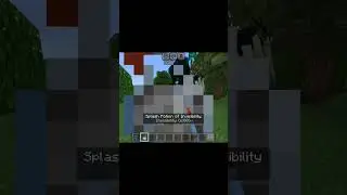 when i use invisibility potion on mob #invisibility #mob #shorts #viral #comedy #minecraft #trending