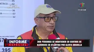 369 personas se mantienen en centros de albergues en Atlántida por Alerta Amarilla
