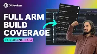 Выпуск GitKraken Desktop 11.8: поддержка ARM, отмена перебазирования, расширенная поддержка повер...