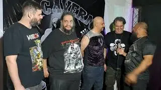 En el backstage con la banda Khyron