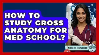 How To Study Gross Anatomy For Med School? - Med School Survival Guide