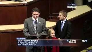 Rep. Thomas Massie Delivers Congressional Inauguration Speech