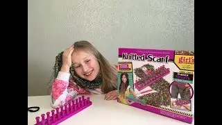 DIY Учимся вязать шарф / Knitted Scarf