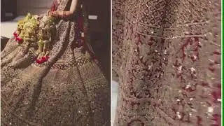 Designer Made TO Order Bridal Red Lehenga Choli Zardozi Work