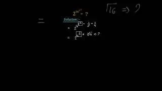 Exponential Math short #maths #education #mathstricks #tutorial #mathematics #shorts #trending #sat