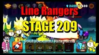Line Rangers Stage 209 FIRST TIME WIN [ID.surapurna]