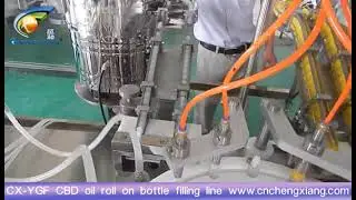 CX-YGF:CBD oil roll on bottle filling line Рулон масла CBD на линии розлива в бутылки#CXM