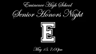 Eminence High School Senior Honors Night, Class of 2020