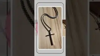 CROSS NECKLACE Men Women Boys Girls Silver Unique Jewelry Pendant Baptism Catholic Christian with...