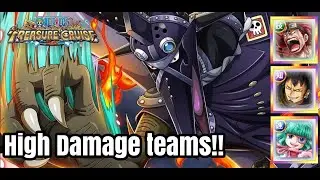 (OPTC) Kizuna Clash!! Vs King Full Playthrough with High Damage Teams!!