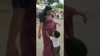 Aadade aadharam serial fame ||fun in shot with her son || #shorts #viralvideo #ammu123