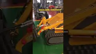 Hysoon hy380 mini loader with grapple