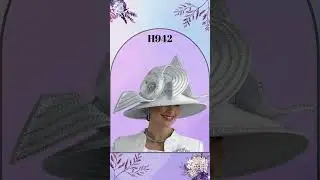 Elevate your Sunday best with stunning white church hats that exude elegance and sophistication.