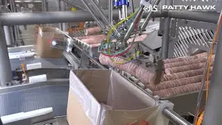 JLS Patty Hawk: Hygienic Robotic Case Packing for Frozen IQF Patties