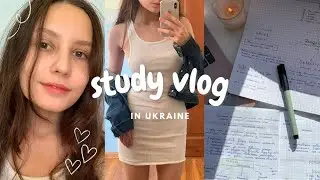 uni life in Kyiv | productive study vlog