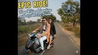 60 KM EV Long Ride! 🛵 | Exploring Hidden Gems | #djineo2  Drone View Vlog