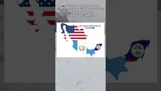 Mexico, but it was divided by its neighbors #map #geography #mapping #america #usa #mexico #belize