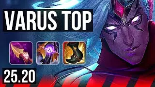 VARUS vs YASUO (TOP) | Quadra | BR Grandmaster | 25.20