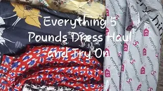 Everything 5 Pounds | Dress Haul and Try On | &pound;2.50 Sale | Affordable Fashion
