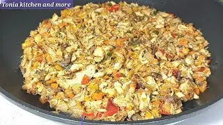 How to make fish roll filling, the best fish roll filling ever @Tonialight3
