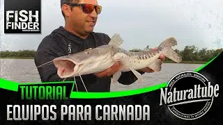 Linea y equipos para pescar con carnada por Marcos Borgatti.