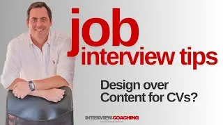 Design over Content for CVs? | Ep: 8 #interviewcoaching #interviewtips