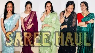 ഇന്നാ പിടിച്ചോ 🤩 Best Amazon Saree Haul 2025 | Sarees for this Wedding season ❤️ Malayalam