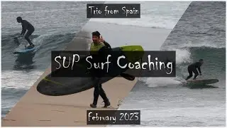 2 Days private SUP Surfing coaching with a Trio from Spain - February 23 - western Algarve, Portugal