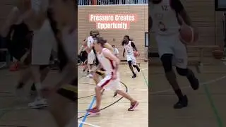 Pressure Creates Opportunity! #game #basketball #art