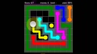 Flow Free - 8X8 Level 72 Mania Walkthrough