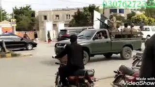 Flag march Pakistan Army