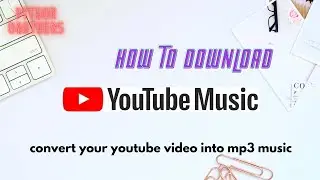 How to download only music/song of particular youtube video in mp3 format . . .