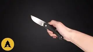 Складной нож GiantMouse ACE Iona сталь M390 Satin, рукоять Black FRN