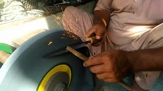 Process Of Making A Knife From An Old File | Knife Making process
