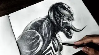 Realistic Venom sketch 🔥 