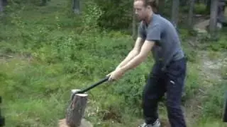Axe accident
