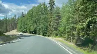 Finland car ride in to Oulanka National Park #travel #finland #National Park #lapland