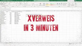 Excel XVerweis in 3 Minuten