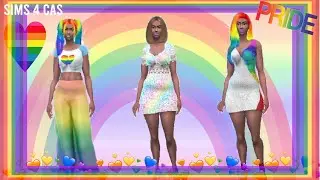Sims 4 CAS  pride 2021