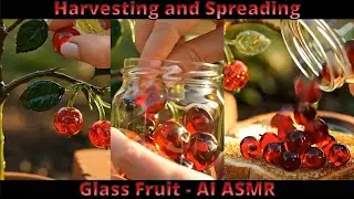 Satisfying Glass Fruit Toast AI ASMR | AI Gardening ASMR
