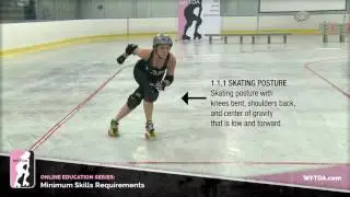 Skating Posture 1.1 [WFTDA Online Education Series: Roller Derby Skating Skills]