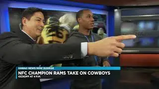 NFL Rams Cornerback - Marcus Peters stopped by Sunrise