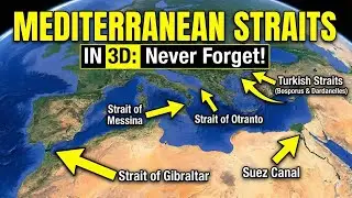 Never Forget the Mediterranean Straits Again! 🌍 3D Map Visualization | UPSC 2026 | Gangesh Shukla