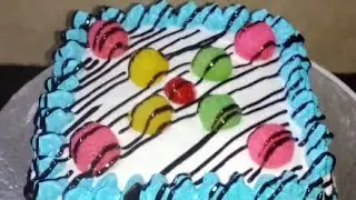 Party Cake | Cham Cham Cake | Birthday Special Cake Recipe By FM Kitchen