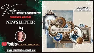 Kreatywna Kawa z Newsletterem set 64 I Mixedmedia I DIY I Scrapbooking